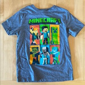 Old Navy Blue Short Sleeve Tee with Graphic Design